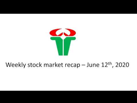 Dow, S&P 500 & NASDAQ – Recap – Week of 6/12/2020